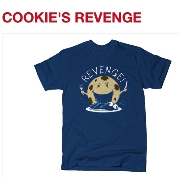 Snorgtees Cookies Revenge Cookie Monster TShirt S - Picture 2 of 7